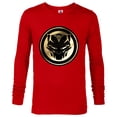thumbnail image 1 of Marvel Black Panther: Wakanda Forever New Panther Mask Gold - Long Sleeve T-Shirt for Men - Customized-New Red, 1 of 5