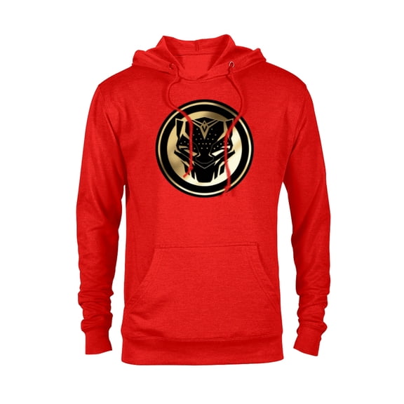 Marvel Black Panther: Wakanda Forever New Panther Mask Gold - Pullover Hoodie for Adults - Customized-Red