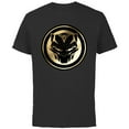 thumbnail image 1 of Marvel Black Panther: Wakanda Forever New Panther Mask Gold - Short Sleeve Cotton T-Shirt for Adults - Customized-Black, 1 of 5
