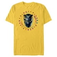 thumbnail image 1 of Marvel Black Panther: Wakanda Forever New Panther Mask Sun - Short Sleeve Blended T-Shirt for Adults - Customized-Yellow, 1 of 5