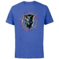 thumbnail image 1 of Marvel Black Panther: Wakanda Forever New Panther Mask Sun - Short Sleeve Cotton T-Shirt for Adults - Customized-Royal Heather, 1 of 5