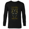 thumbnail image 1 of Marvel Black Panther: Wakanda Forever New Panther’s Mask - Long Sleeve T-Shirt for Men - Customized-Black, 1 of 5