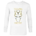 thumbnail image 1 of Marvel Black Panther: Wakanda Forever New Panther’s Mask - Long Sleeve T-Shirt for Men - Customized-White, 1 of 5