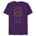 thumbnail image 1 of Marvel Black Panther: Wakanda Forever New Panther’s Mask - Short Sleeve Blended T-Shirt for Adults - Customized-Purple, 1 of 5