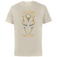 thumbnail image 1 of Marvel Black Panther: Wakanda Forever New Panther’s Mask - Short Sleeve Cotton T-Shirt for Adults - Customized-Natural, 1 of 5