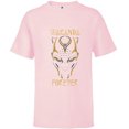 thumbnail image 1 of Marvel Black Panther: Wakanda Forever New Panther’s Mask - Short Sleeve T-Shirt for Kids - Customized-Soft Pink, 1 of 5