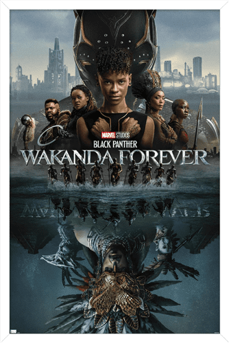 Marvel Black Panther: Wakanda Forever - One Sheet Wall Poster, 22.375" x 34" Framed