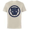 thumbnail image 1 of Marvel Black Panther: Wakanda Forever Panther Mask Icon - Short Sleeve Cotton T-Shirt for Adults - Customized-Natural, 1 of 5