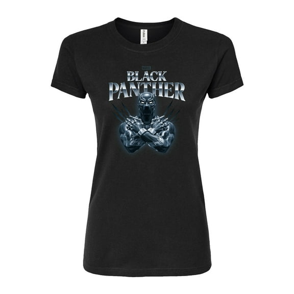 Marvel Black Panther - Wakanda Forever Pose - Juniors Fitted Graphic T-Shirt