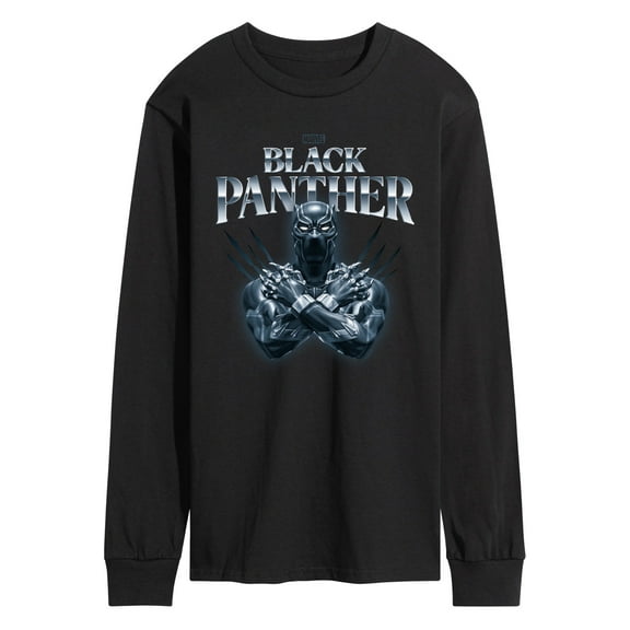 Marvel Black Panther - Wakanda Forever Pose - Men's Long Sleeve Graphic T-Shirt