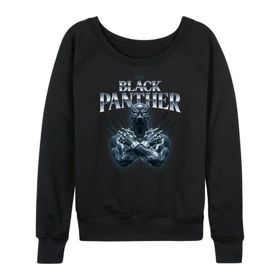 Marvel Black Panther - Wakanda Forever Pose - Women's French Terry Pullover Sweatshirt