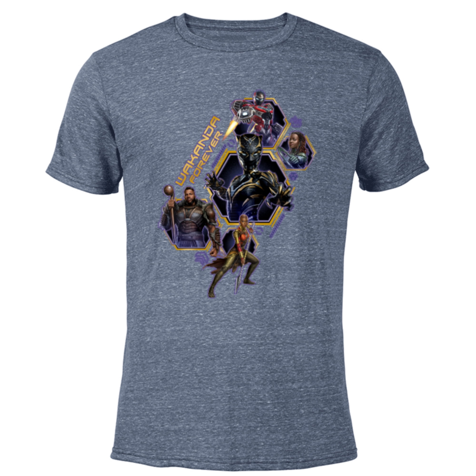 Marvel Black Panther Wakanda T-Shirt – Unisex, Bio-Baumwolle, Offiziell Lizenziert