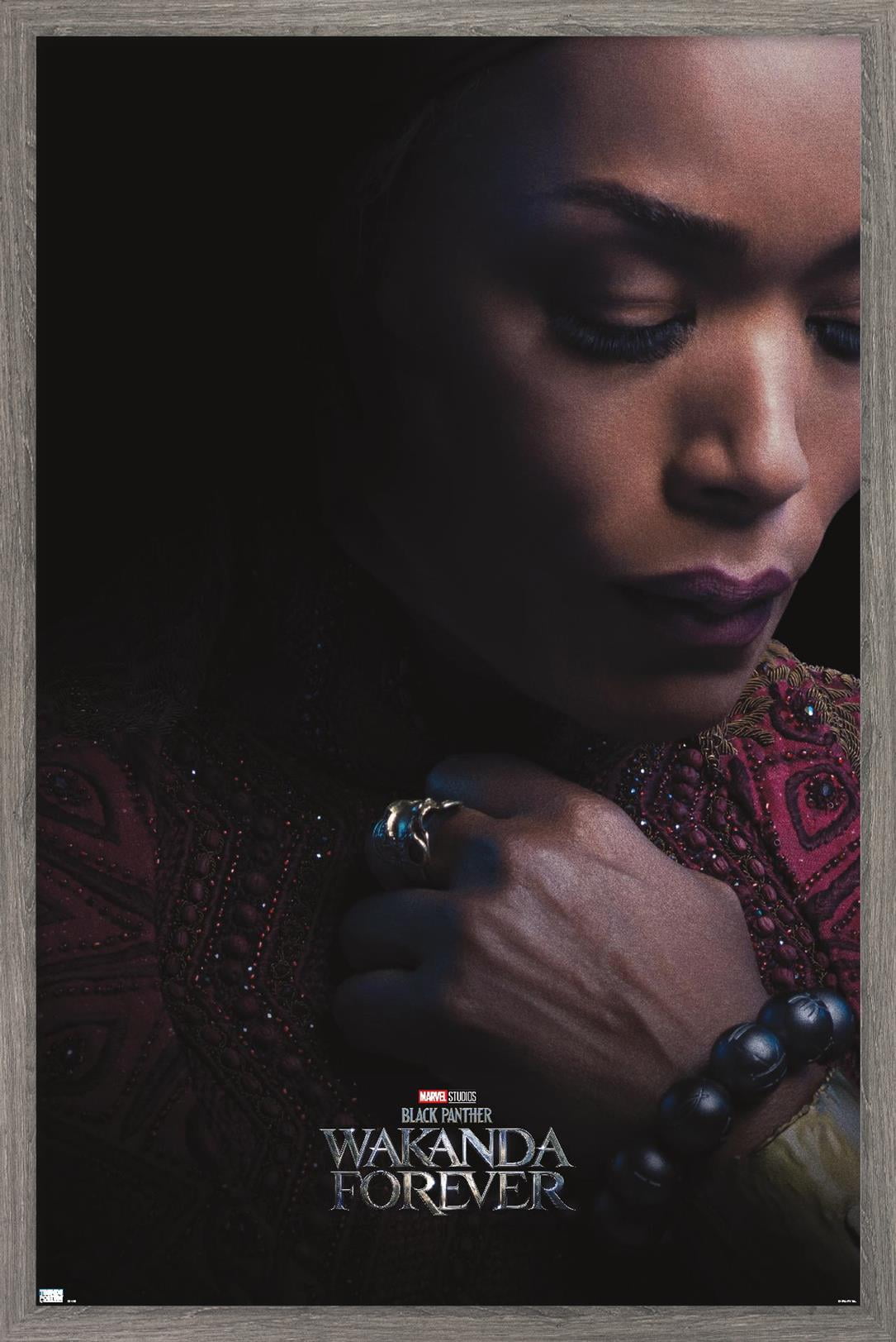 Marvel Black Panther: Wakanda Forever - Ramonda One Sheet Wall Poster, 14.725" x 22.375" Framed