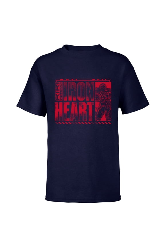Black Panther: Wakanda Forever Riri Ironheart Graphic - Short Sleeve T-Shirt for Kids - Customized-Navy