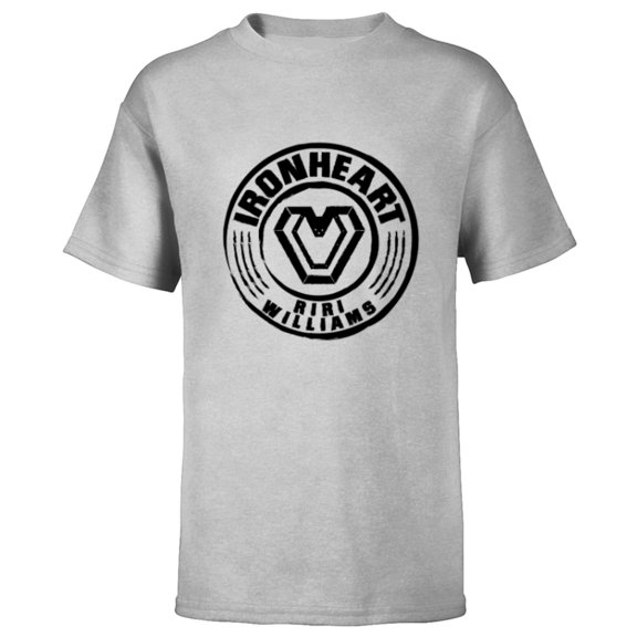 Marvel Black Panther: Wakanda Forever Riri Ironheart Icon - Short Sleeve T-Shirt for Kids - Customized-Athletic Heather