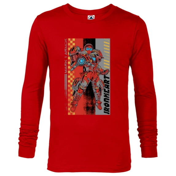 Marvel Black Panther: Wakanda Forever Riri Ironheart Mark 1 - Long Sleeve T-Shirt for Men - Customized-New Red