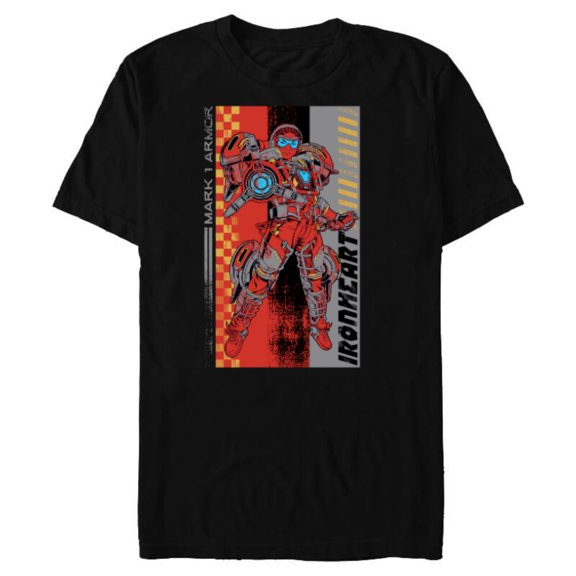 Marvel Black Panther: Wakanda Forever Riri Ironheart Mark 1 - Short Sleeve Blended T-Shirt for Adults - Customized-Black