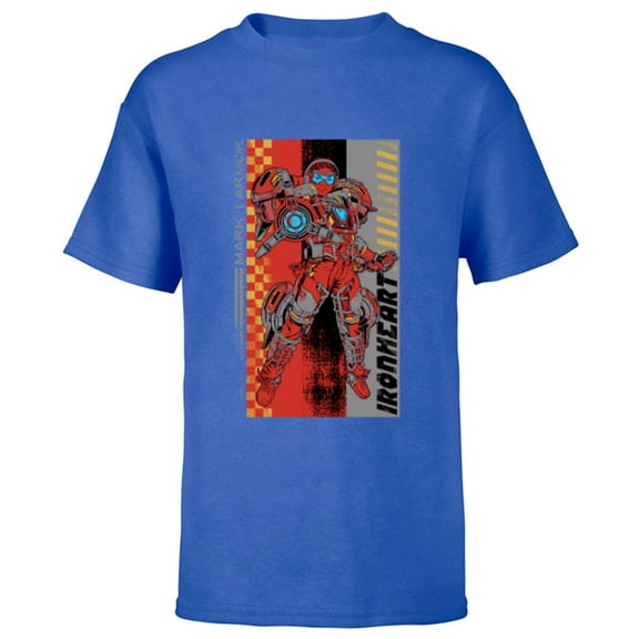 Marvel Black Panther: Wakanda Forever Riri Ironheart Mark 1 - Short Sleeve T-Shirt for Kids - Customized-Royal