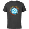 thumbnail image 1 of Marvel Black Panther: Wakanda Forever Riri Ironheart Reactor - Short Sleeve Cotton T-Shirt for Adults - Customized-Charcoal, 1 of 5