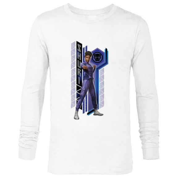 Marvel Black Panther: Wakanda Forever Shuri Fist Pose - Long Sleeve T-Shirt for Men - Customized-White