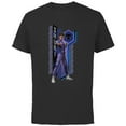 thumbnail image 1 of Marvel Black Panther: Wakanda Forever Shuri Fist Pose - Short Sleeve Cotton T-Shirt for Adults - Customized-Black, 1 of 5