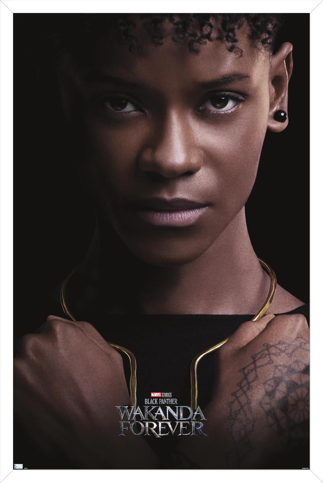 Marvel Black Panther: Wakanda Forever - Shuri One Sheet Wall Poster, 14.725" x 22.375" Framed