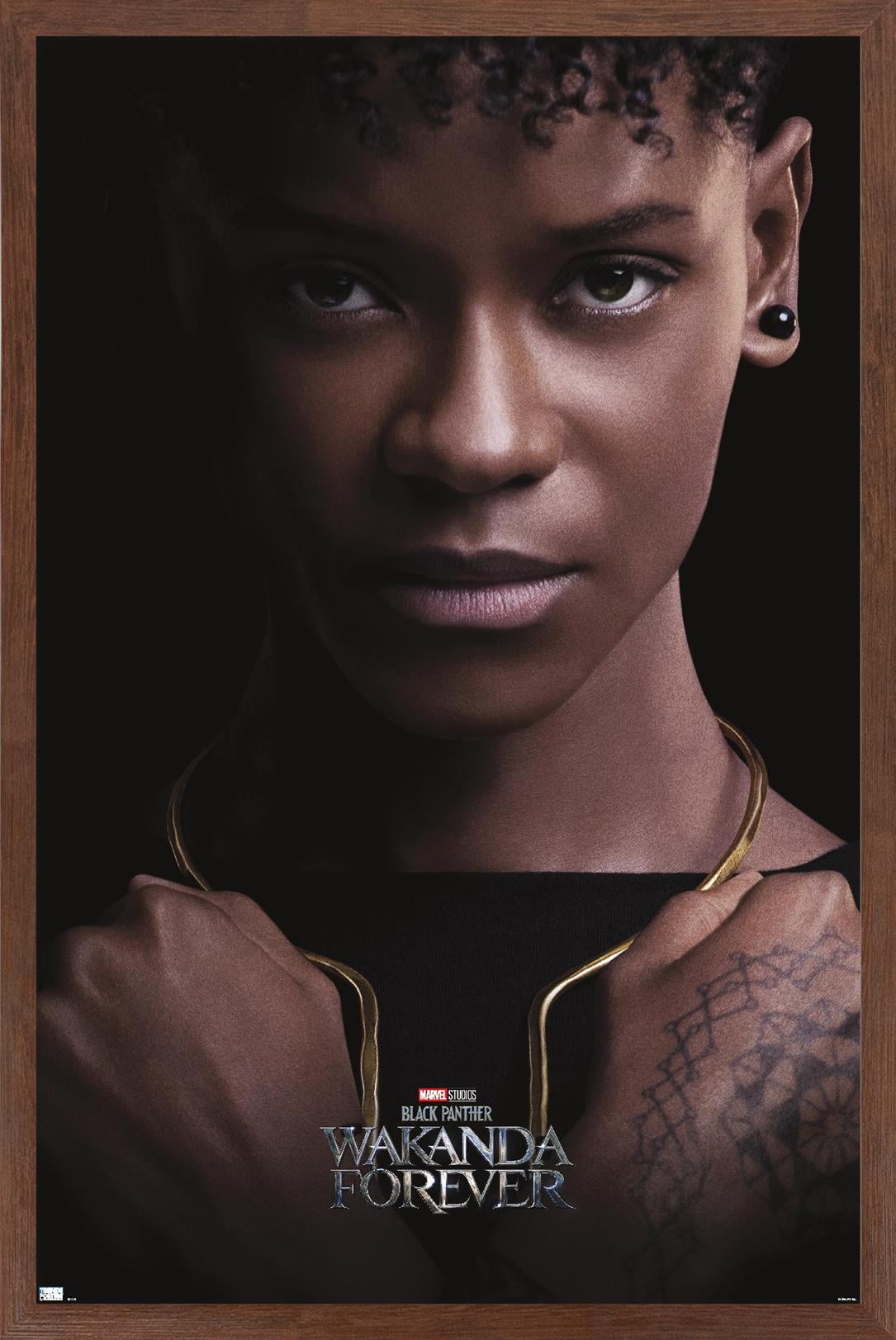 Marvel Black Panther: Wakanda Forever - Shuri One Sheet Wall Poster, 14.725" x 22.375" Framed