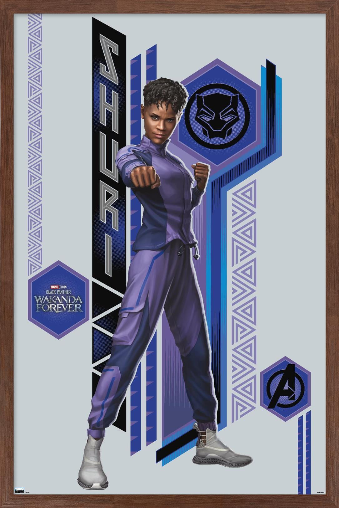 Marvel Black Panther: Wakanda Forever - Shuri Wall Poster, 14.725" x 22.375" Framed