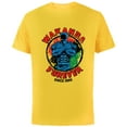 thumbnail image 1 of Marvel Black Panther Wakanda Forever Since 1966 - Short Sleeve Cotton T-Shirt for Adults - Customized-Yellow, 1 of 5