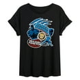 thumbnail image 1 of Marvel Black Panther - Wakanda Forever Stickers - Women's Oversized Graphic T-Shirt, 1 of 5