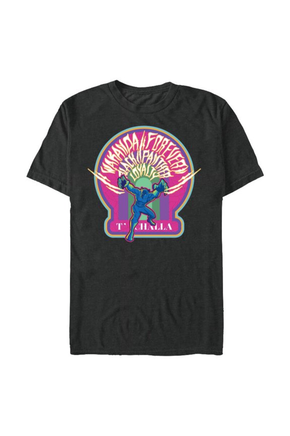 Black Panther Wakanda Forever T’Challa Loyalty Comic - Short Sleeve Blended T-Shirt for Adults - Customized-Dark Heather