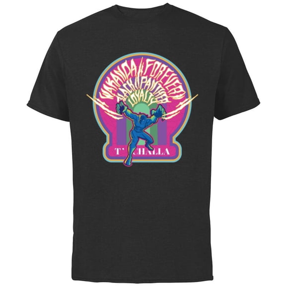 Marvel Black Panther Wakanda Forever T’Challa Loyalty Comic - Short Sleeve Cotton T-Shirt for Adults - Customized-Black