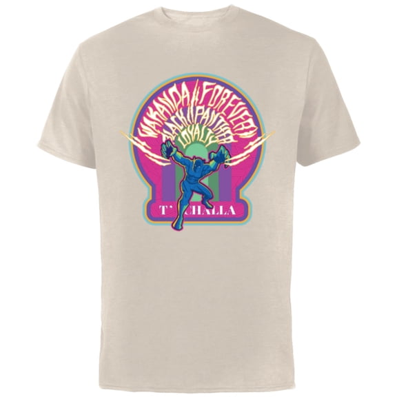 Marvel Black Panther Wakanda Forever T’Challa Loyalty Comic - Short Sleeve Cotton T-Shirt for Adults - Customized-Natural
