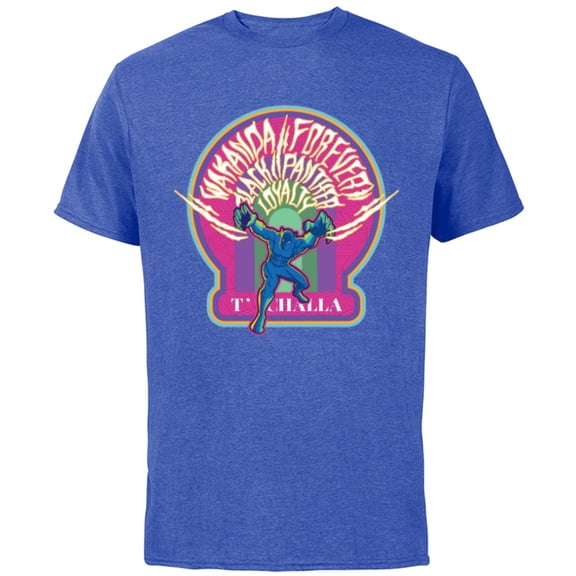 Marvel Black Panther Wakanda Forever T’Challa Loyalty Comic - Short Sleeve Cotton T-Shirt for Adults - Customized-Royal Heather