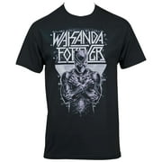 Marvel Black Panther Wakanda Forever T-Shirt-Large