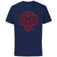 thumbnail image 1 of Marvel Black Panther: Wakanda Forever Talokan Title - Short Sleeve Cotton T-Shirt for Adults - Customized-Navy, 1 of 5