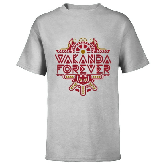 Marvel Black Panther: Wakanda Forever Talokan Title - Short Sleeve T-Shirt for Kids - Customized-Athletic Heather