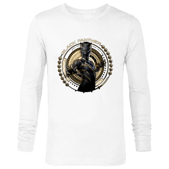 Marvel Black Panther: Wakanda Forever The Panther Lives - Long Sleeve T-Shirt for Men - Customized-White