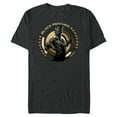 thumbnail image 1 of Marvel Black Panther: Wakanda Forever The Panther Lives - Short Sleeve Blended T-Shirt for Adults - Customized-Dark Heather, 1 of 5