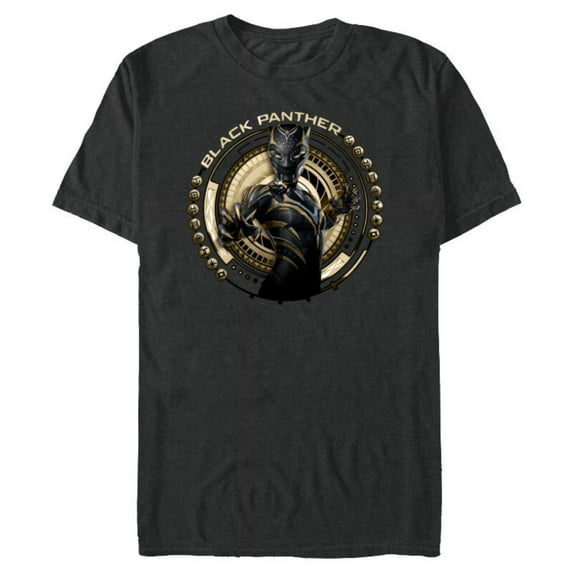 Marvel Black Panther: Wakanda Forever The Panther Lives - Short Sleeve Blended T-Shirt for Adults - Customized-Dark Heather