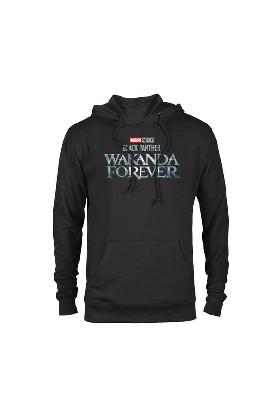 Black Panther: Wakanda Forever Theatrical Logo - Pullover Hoodie for Adults - Customized-Black