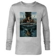 thumbnail image 1 of Marvel Black Panther: Wakanda Forever Two Worlds Reflection - Long Sleeve T-Shirt for Men - Customized-Athletic Heather, 1 of 5