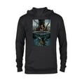 thumbnail image 1 of Marvel Black Panther: Wakanda Forever Two Worlds Reflection - Pullover Hoodie for Adults - Customized-Black, 1 of 5