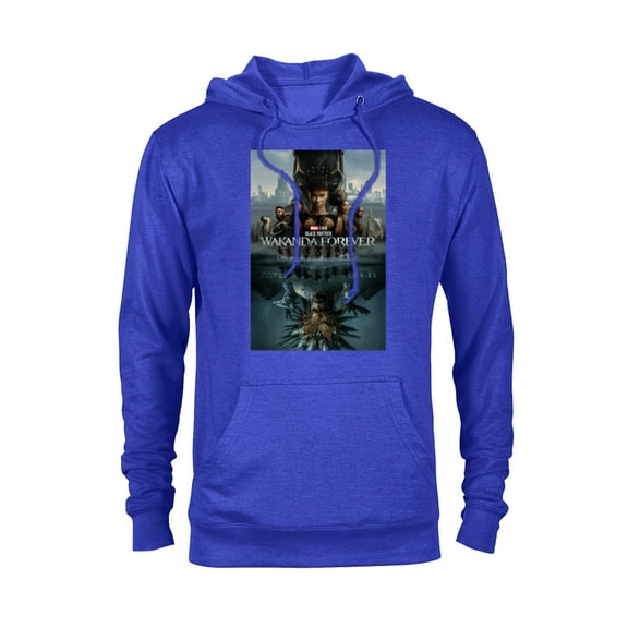 Marvel Black Panther: Wakanda Forever Two Worlds Reflection - Pullover Hoodie for Adults - Customized-Royal