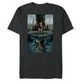 thumbnail image 1 of Marvel Black Panther: Wakanda Forever Two Worlds Reflection - Short Sleeve Blended T-Shirt for Adults - Customized-Dark Heather, 1 of 5