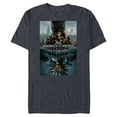 thumbnail image 1 of Marvel Black Panther: Wakanda Forever Two Worlds Reflection - Short Sleeve Blended T-Shirt for Adults - Customized-Navy Heather, 1 of 5