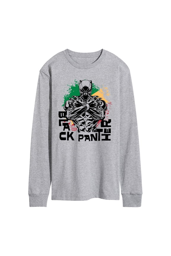 - Black Panther Wakanda - Men's Long Sleeve Graphic T-Shirt