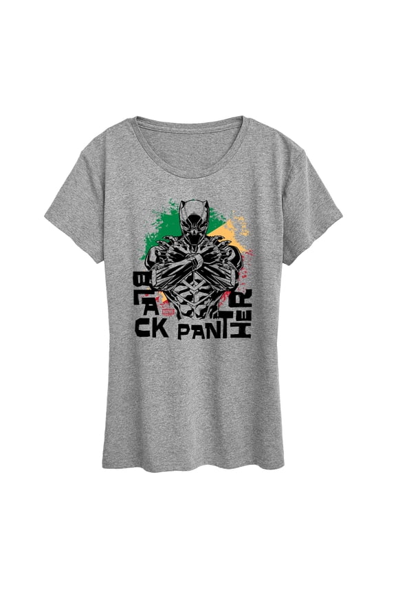 - Black Panther Wakanda - Women's Short Sleeve Graphic T-Shirt