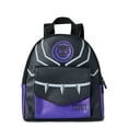 thumbnail image 1 of Marvel Black Panther Women's Mini Backpack Black Purple, 1 of 5