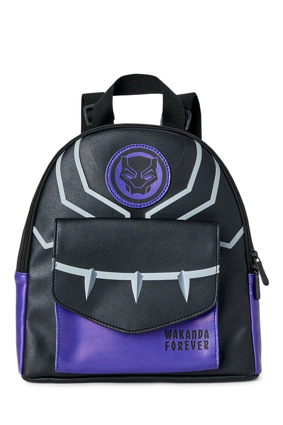Marvel Black Panther Women's Mini Backpack Black Purple